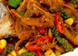 Spicy Stir Fried Sea Bass