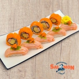 California Roll & Teriyaki Salmon