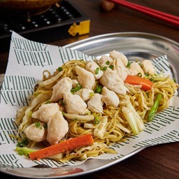 ผัดหมี่ฮ่องกงปูก้อน