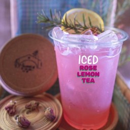 ชากุหลาบเลม่อนเย็น [ Iced Rose Lemon Tea ]