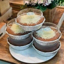 เค้กกล้วยหอมโรยชีส