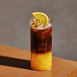 Fizzy Orange Coffee-Shaken Honey Americano
