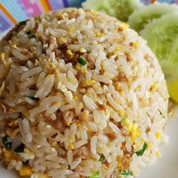 ข้าวผัดหมูสับใส่ไข่(ใส่ต้นหอมอย่างเดียว