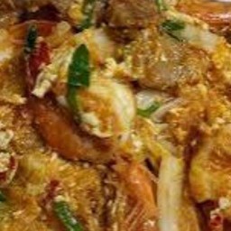 สุกี้แห้งกุ้ง