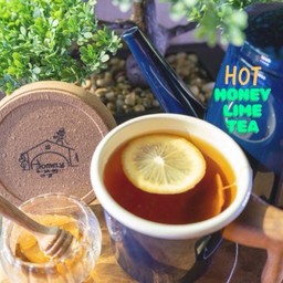 ชาน้ำผึ้งมะนาวร้อน [ Hot Honey Lime Tea ]