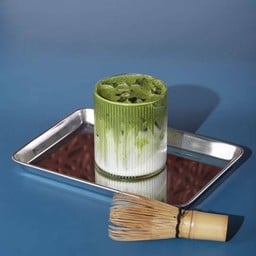 มัจฉะลาเต้เย็น : Kagoshima ceremonial grade Natural Farming