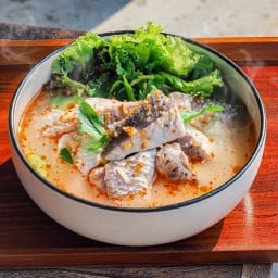 ต้มยำปลากระพง