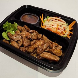 คอหมูย่าง ซอสแจ่ว