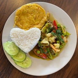 ข้าวราดแกงเขียวหวาน