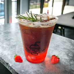 กาแฟสตรอวร์เบอร์รี่ โซดา