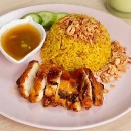 ข้าวหมกไก่ย่าง