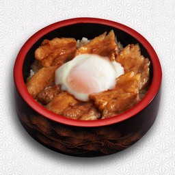 ข้าวหน้าหมูย่าง และ ไข่ออนเซ็น