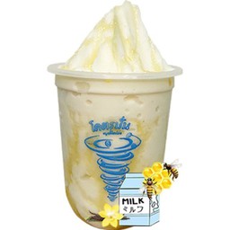 นมวนิลาน้ำผึ้งปั่น