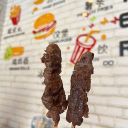 เนื้อวัววากิวเสียบไม้