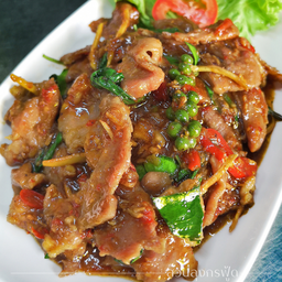ผัดฉ่า หมู