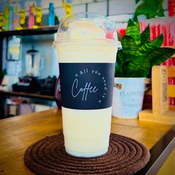 แพ็คคู่x2 มะพร้าวน้ำหอมปั่นนมสด (2แก้ว)