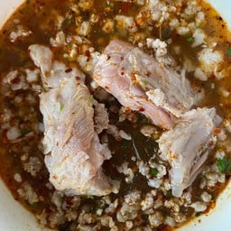 กระดูกอ่อน+ หมูสับ