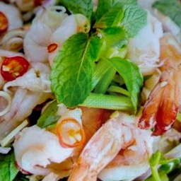 กุ้งพล่า