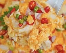 ข้าวไข่ขยี้พริกน้ำปลา
