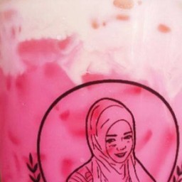 นมเย็น แก้วใหญ่ หอมชื่นใจ