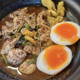 เกาเหลาหมูน้ำตก + ไข่เยิ้ม