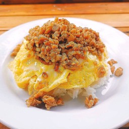 ข้าวไข่ข้น   หน้าคั่วซีอิ๊ว