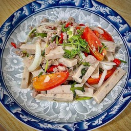 ยำหมูยอหมูสับ