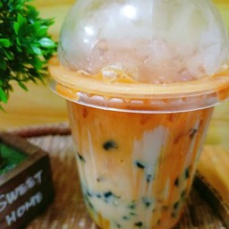 เฉาก๊วยนมสด brown sugar ชาไทย