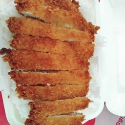 ทอดกรอบราดข้าวน้ำจิ้มแจ่ว