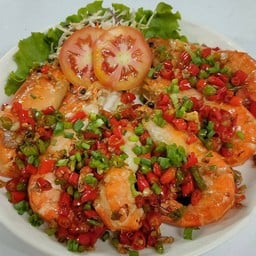 กุ้งก้ามกามคั่วพริกเกลือ