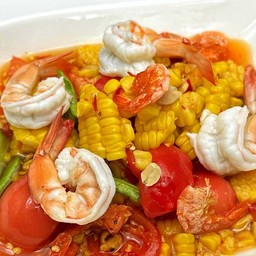 ตำข้าวโพดกุ้งสุก