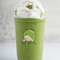 มัทชะชาเขียว นมสดปั่น