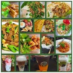 นั่งเล่น บ้านปอเปี๊ยะ กาแฟ อาหาร น้ำปั่น