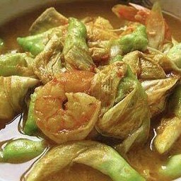 แกงส้มกุ้งดอกแค (ถ้วย)