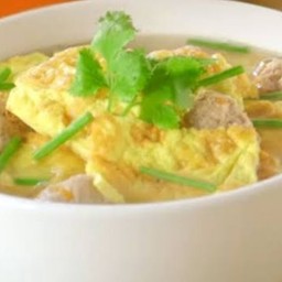 ต้มจืดไข่น้ำใส่หมูสับ (ไม่โรยพริกไทยแจ้งได้ค่ะ)