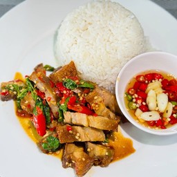 กระเพราแซ่บ ครัวเออาหารตามสั่ง - เพิ่มสิน