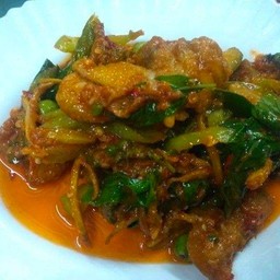 ผัดเผ็ดหมูป่า (กับข้าว)