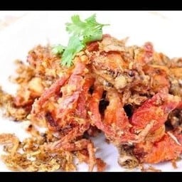 ปูนิ่มทอดกระเทียม