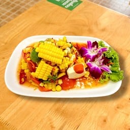ตำข้าวโพดไข่เค็ม