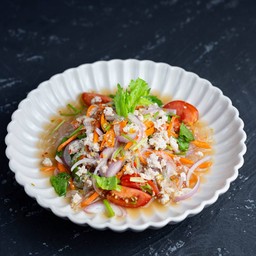 ยำวุ้นเส้นหมูสับ