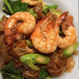 ผัดซีอิ๊วกุ้ง