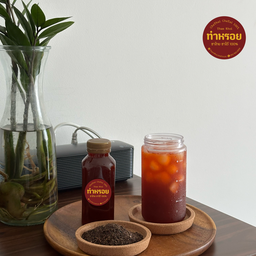 Black tea Tham Rhoi (ชาดำ ทำหรอย) bottle 250ml.