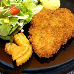 สเต็กไก่กรอบ