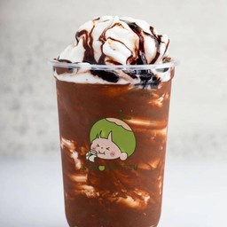 มะพร้าว นูเทลล่านมสดปั่น ( มะพร้าวบ้านแพ้วแท้ 100%)