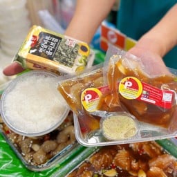 SET D1 แซลมอนนอร์เวย์+ กุ้ง ดองซีอิ๊ว