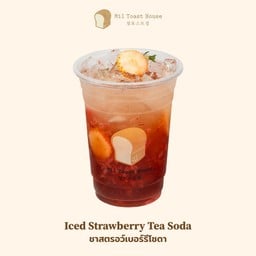 Iced Strawberry Tea Soda