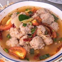 หมูเด้งต้มยำ (น้ำใส)