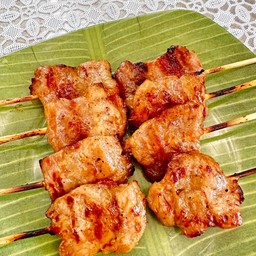 หมูปิ้งโบราณชุดพิเศษ 12ไม้