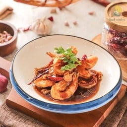 กุ้งทอดซอสมะขาม