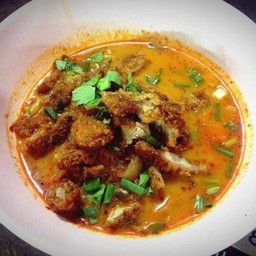 หมูทอดต้มยำ (น้ำข้น)